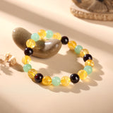 Triple Success Bracelet – Citrine, Aventurine, Garnet - Buddha & Karma