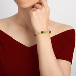 Triple Success Bracelet – Citrine, Aventurine, Garnet - Buddha & Karma