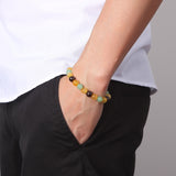 Triple Success Bracelet – Citrine, Aventurine, Garnet - Buddha & Karma