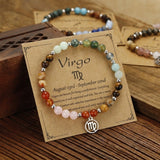 Buddha & Karma Virgo Zodiac Crystal Bracelet
