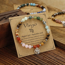 Buddha & Karma Virgo Zodiac Crystal Bracelet