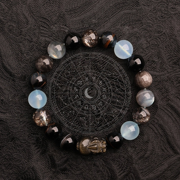 Water - Five Elements Crystal Pixiu Bracelets - Balance & Prosperity