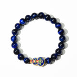 Wu Lou Blue Tiger Eye Bracelet