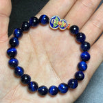 Wu Lou Blue Tiger Eye Bracelet