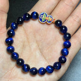 Wu Lou Blue Tiger Eye Bracelet