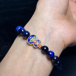 Wu Lou Blue Tiger Eye Bracelet