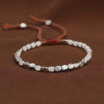 Buddha & Karma Tibetan Copper Beads Bracelet Handmade - For Healing, Strength & Protection