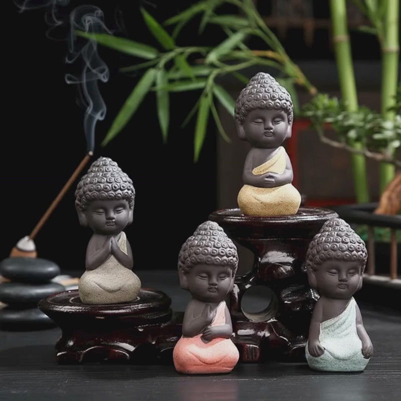 The 4 Noble Truths Figurines - Mini Buddha - Buddha & Karma