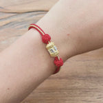 Tibetan Mantra Bracelet - Luck & Protection - Buddha & Karma
