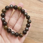 Buddha & Karma Triple Protection Bracelet - Tiger’s Eye, Obsidian, Hematite