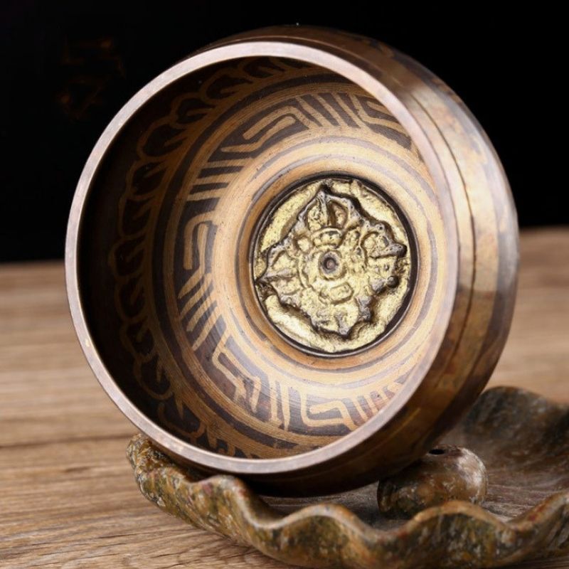 Tibetan Singing Bowl - Meditation, Yoga, Chakra Healing - Buddha & Karma