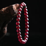 Red Garnet Stone Bracelet - Reignite Your Passion & Love - Buddha & Karma