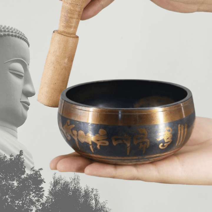 Tibetan Singing Bowl - Meditation, Yoga, Chakra Healing - Buddha & Karma