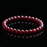 Red Garnet Stone Bracelet - Reignite Your Passion & Love - Buddha & Karma