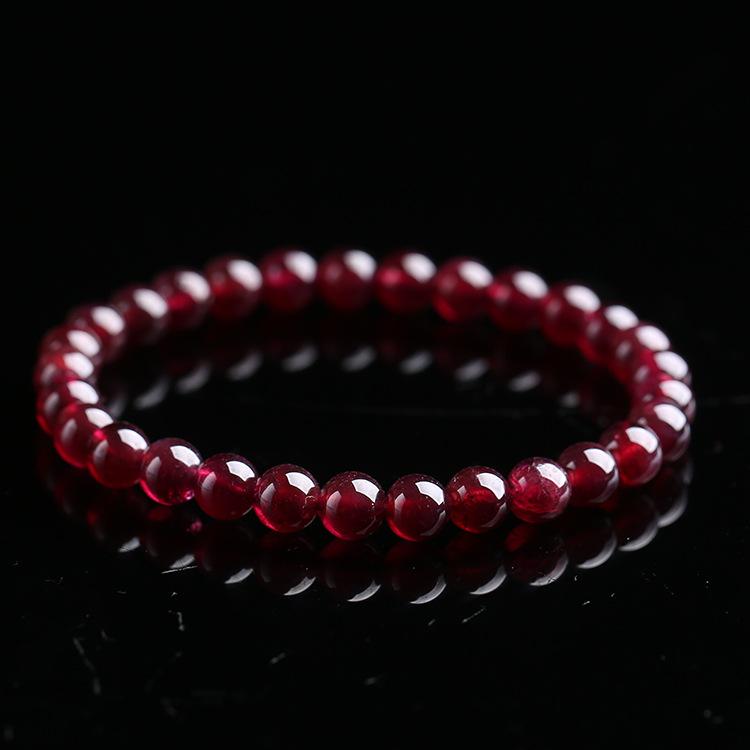 Red Garnet Stone Bracelet - Reignite Your Passion & Love - Buddha & Karma