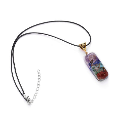 7 Chakra Orgone Necklace - Energy Healing & EMF Protection - Buddha & Karma