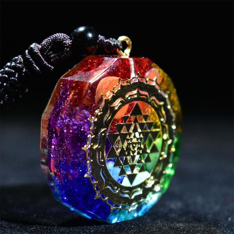 Gemstone Orgone Chakra Necklace Healing Pendant at Rs 80/piece in