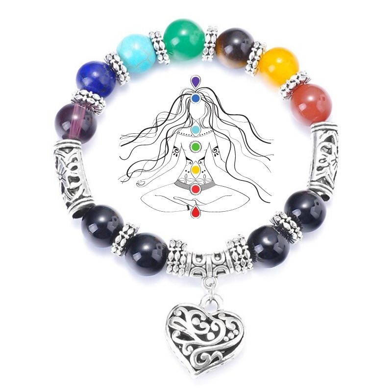 Reiki Bracelet - Chakra Energy Healing - Buddha & Karma