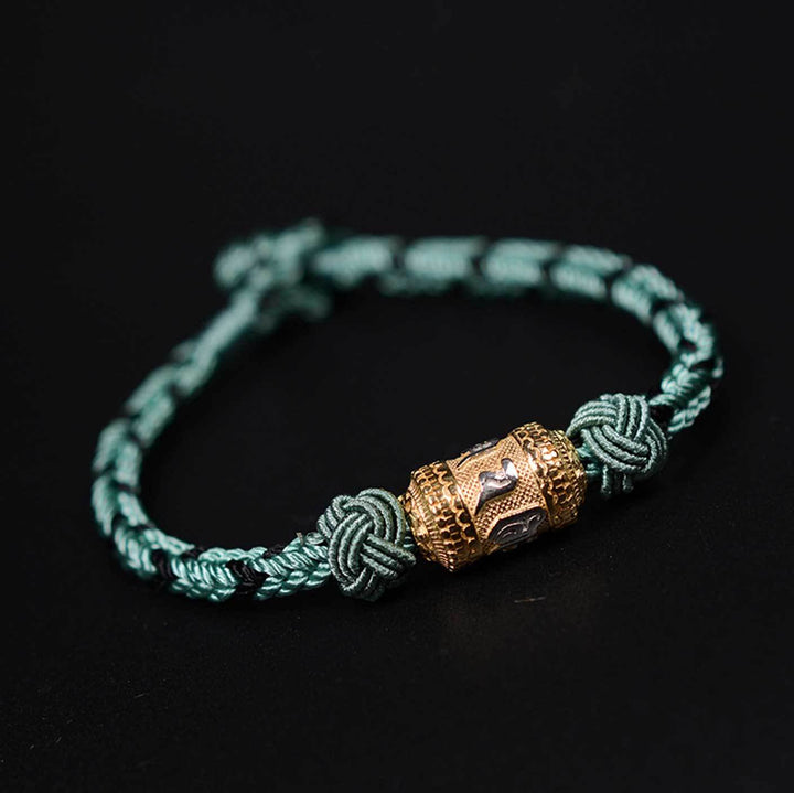 Tibetan Mantra Bracelet - Luck & Protection - Buddha & Karma