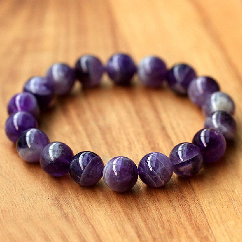 Amethyst Purifying Bracelet - For Peace & Clarity - Buddha & Karma