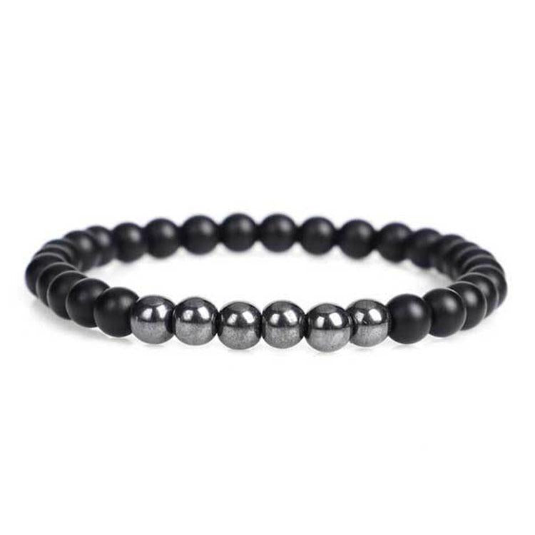 Hematite Chakra Bracelet Set - Inspire Wellness & Health - Buddha & Karma