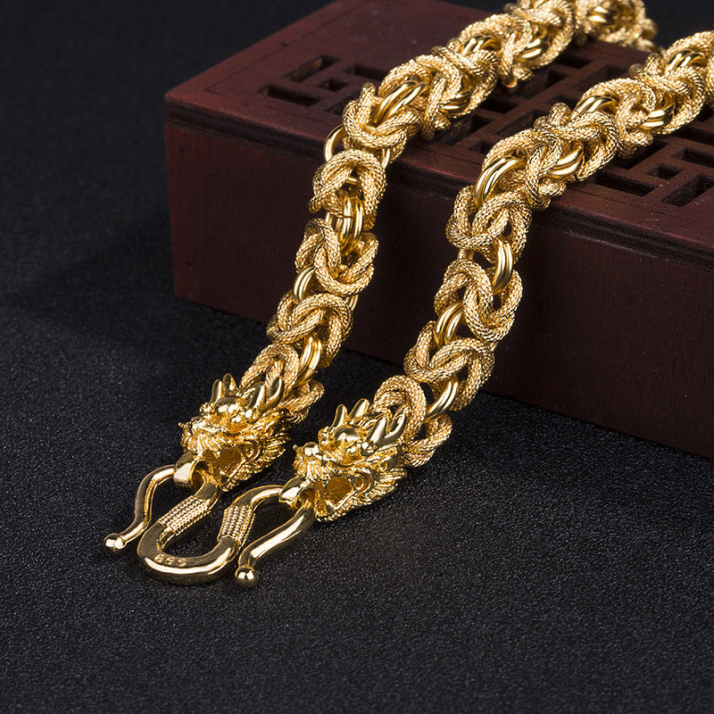 Eternal Dragon Link Chain - Gold - Buddha & Karma