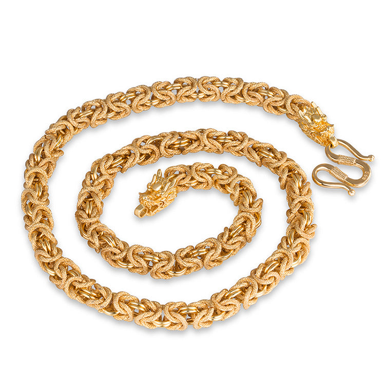 Eternal Dragon Link Chain - Gold - Buddha & Karma