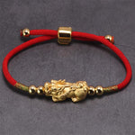 Feng Shui Piyao Wealth Bracelet - Red String - Buddha & Karma
