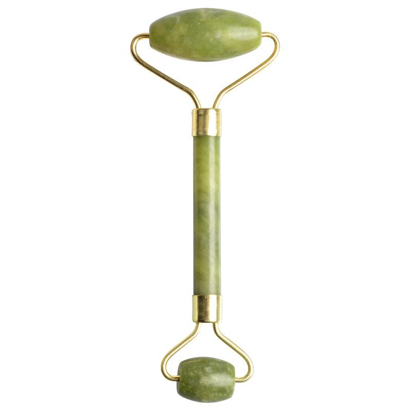 Green Jade Roller - Double Face Massager - Buddha & Karma