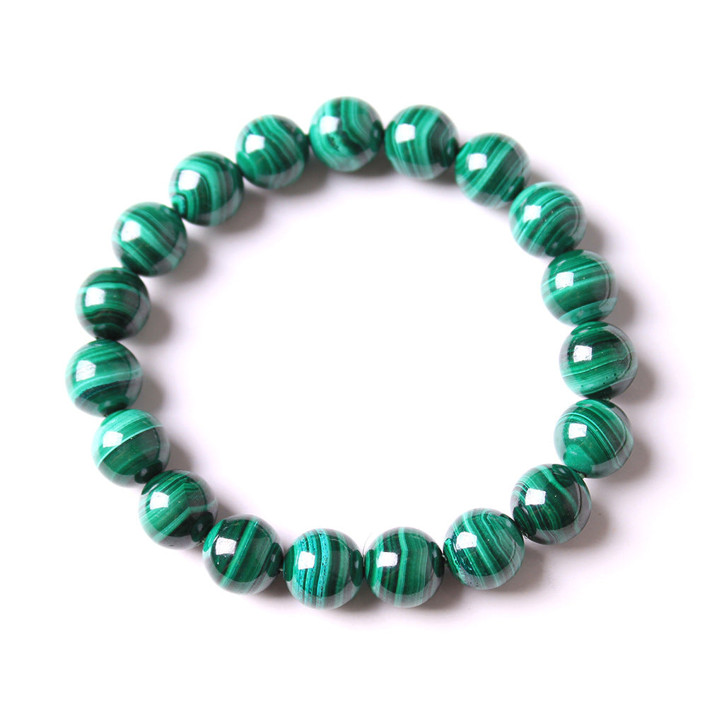 Green Malachite Transformation Bracelet - For Positive Change - Buddha & Karma