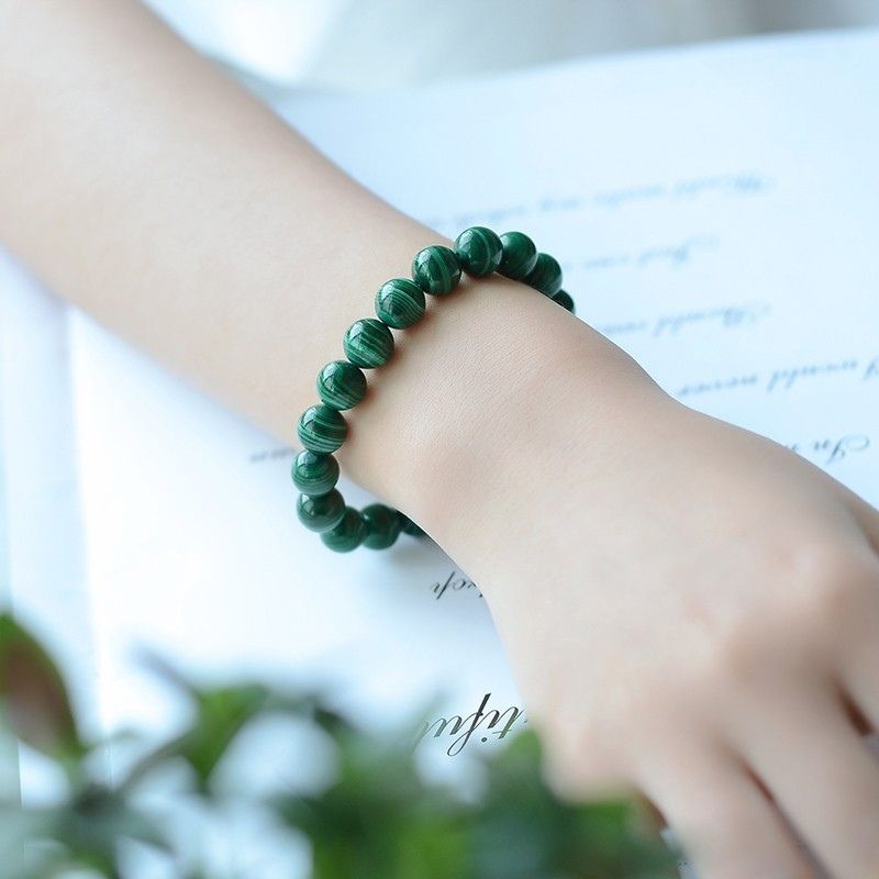 Green Malachite Transformation Bracelet - For Positive Change - Buddha & Karma