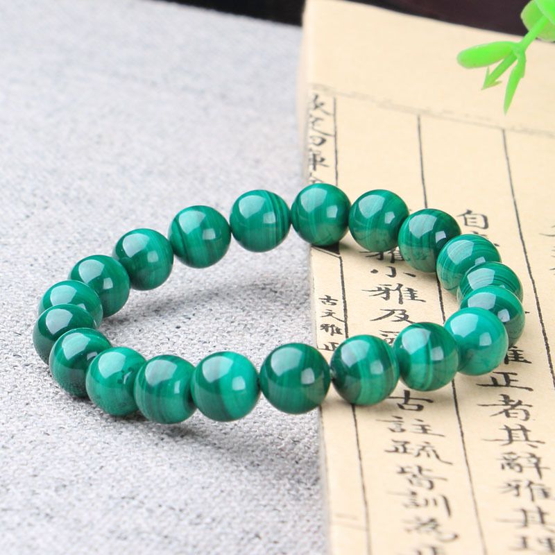 Green Malachite Transformation Bracelet - For Positive Change - Buddha & Karma