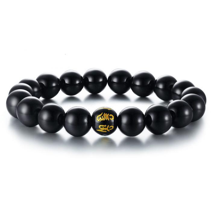 Grounding Agate and Lava Stone Bracelet Set - Buddha & Karma