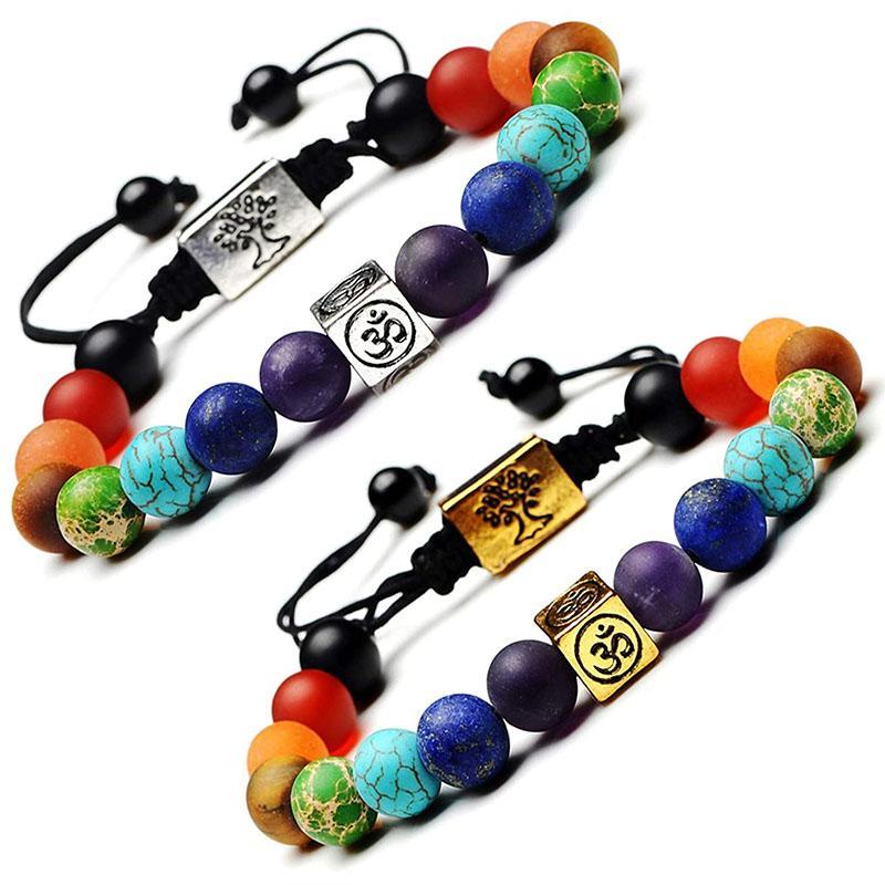 Om Chakra Tree of Life Bracelet - Buddha & Karma