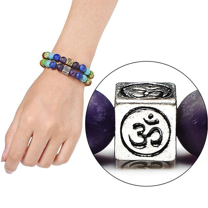 Om Chakra Tree of Life Bracelet - Buddha & Karma