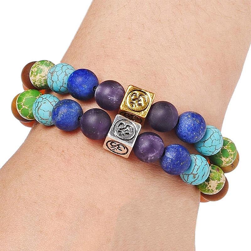 Om Chakra Tree of Life Bracelet - Buddha & Karma