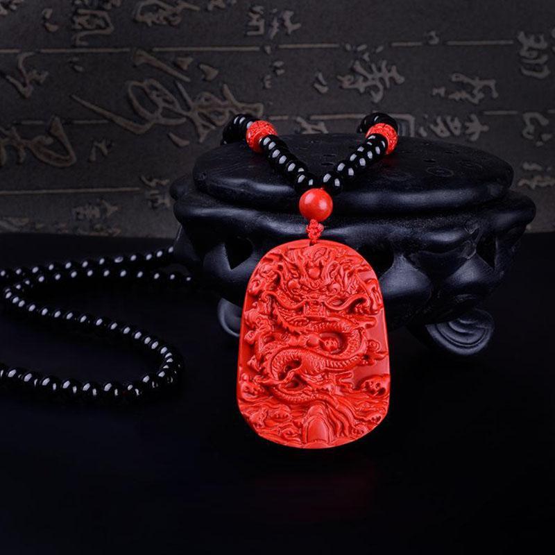 Red Dragon Necklace - Luck & Abundance - Buddha & Karma