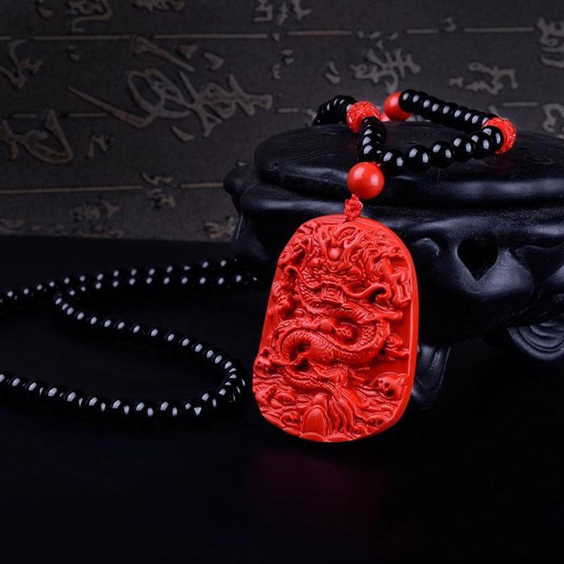 Red Dragon Necklace - Luck & Abundance - Buddha & Karma