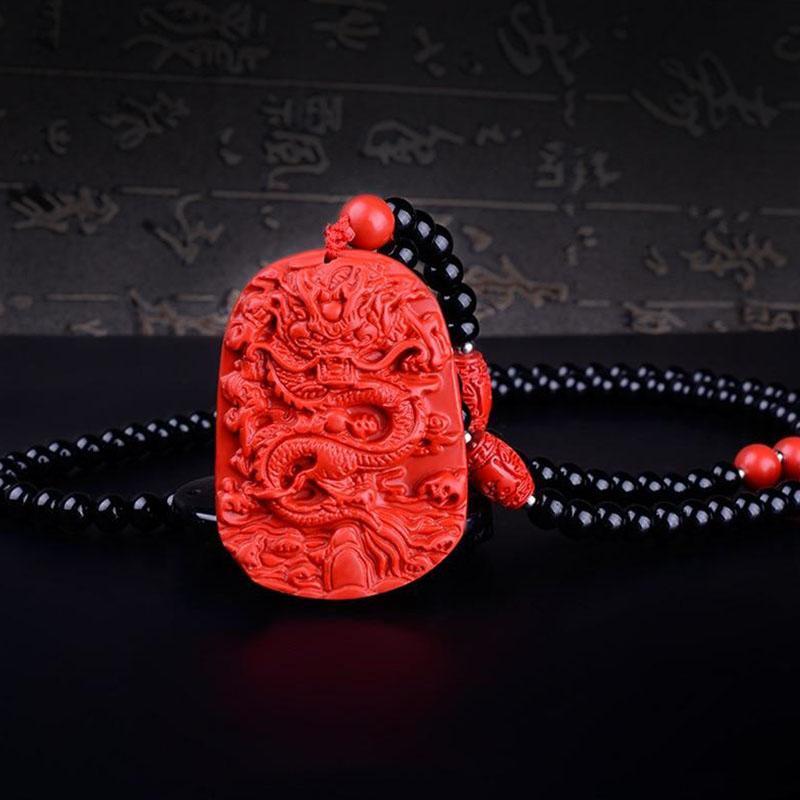 Red Dragon Necklace - Luck & Abundance - Buddha & Karma