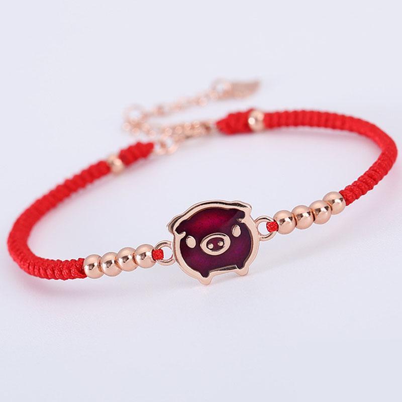 Red String Chinese Zodiac Bracelets - Luck & Protection - Buddha & Karma