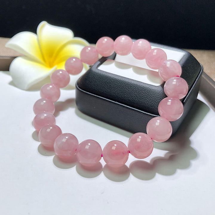 Rose Quartz Love Bracelet - Inspire & Attract Love - Buddha & Karma