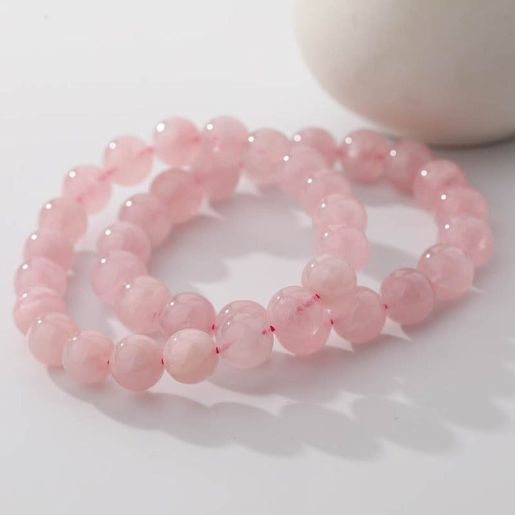 Rose Quartz Love Bracelet - Inspire & Attract Love - Buddha & Karma