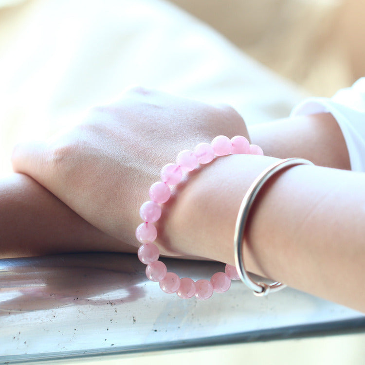 Rose Quartz Love Bracelet - Inspire & Attract Love - Buddha & Karma