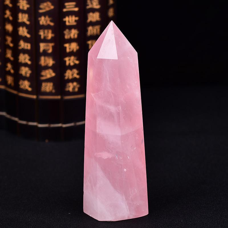 Rose Quartz Wand - Heart Chakra Healing - Buddha & Karma