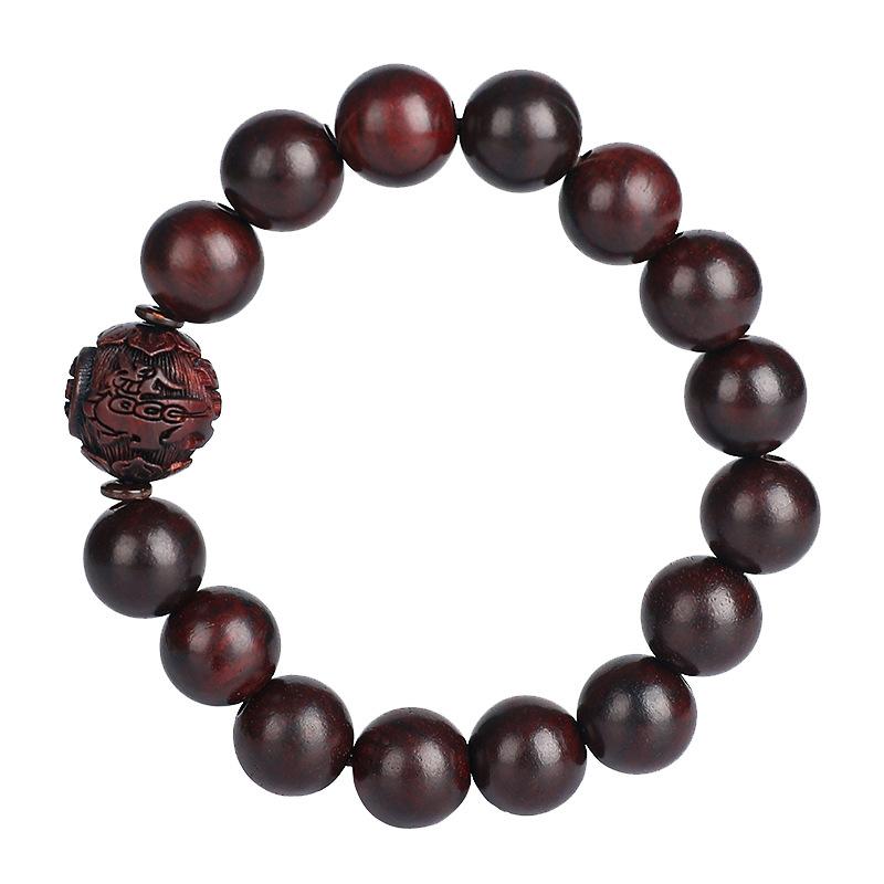 Sandalwood Bracelet Buddhist Meditation Beads - Peace & Concentration - Buddha & Karma