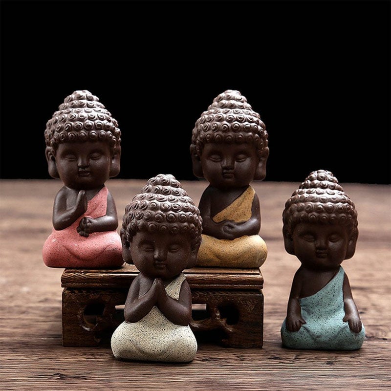 The 4 Noble Truths Figurines - Mini Buddha - Buddha & Karma