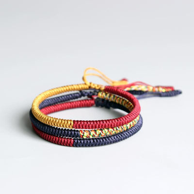 Tibetan Handmade Knot Bracelets - Freedom from Suffering - Buddha & Karma
