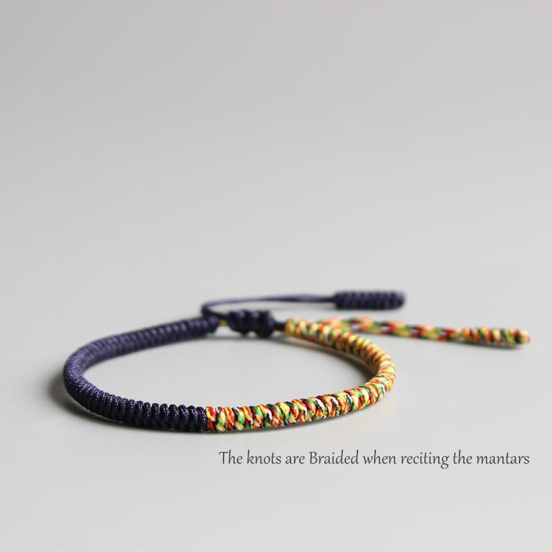 Tibetan Handmade Knot Bracelets - Freedom from Suffering - Buddha & Karma