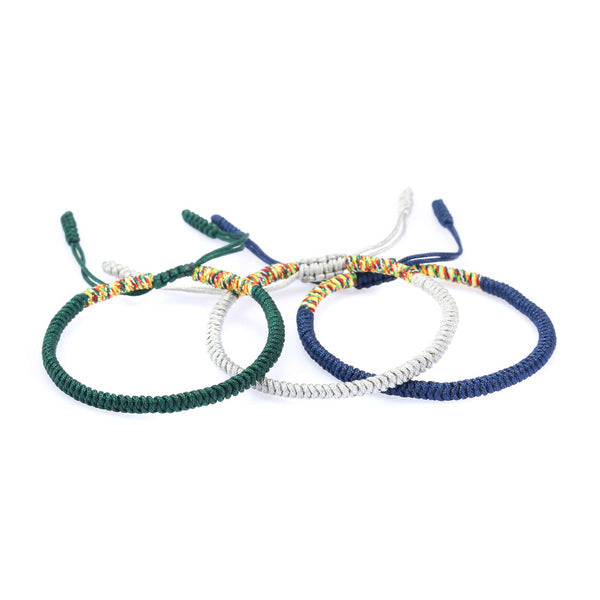 Tibetan Handmade Knot Bracelets - Peace & Harmony - Buddha & Karma