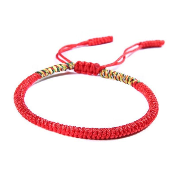 Tibetan Handmade Knot Bracelets - For Security - Buddha & Karma